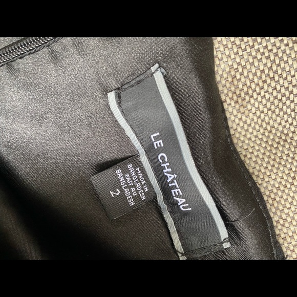 LE CHATEAU black pencil skirt fully lined! - Picture 2 of 4